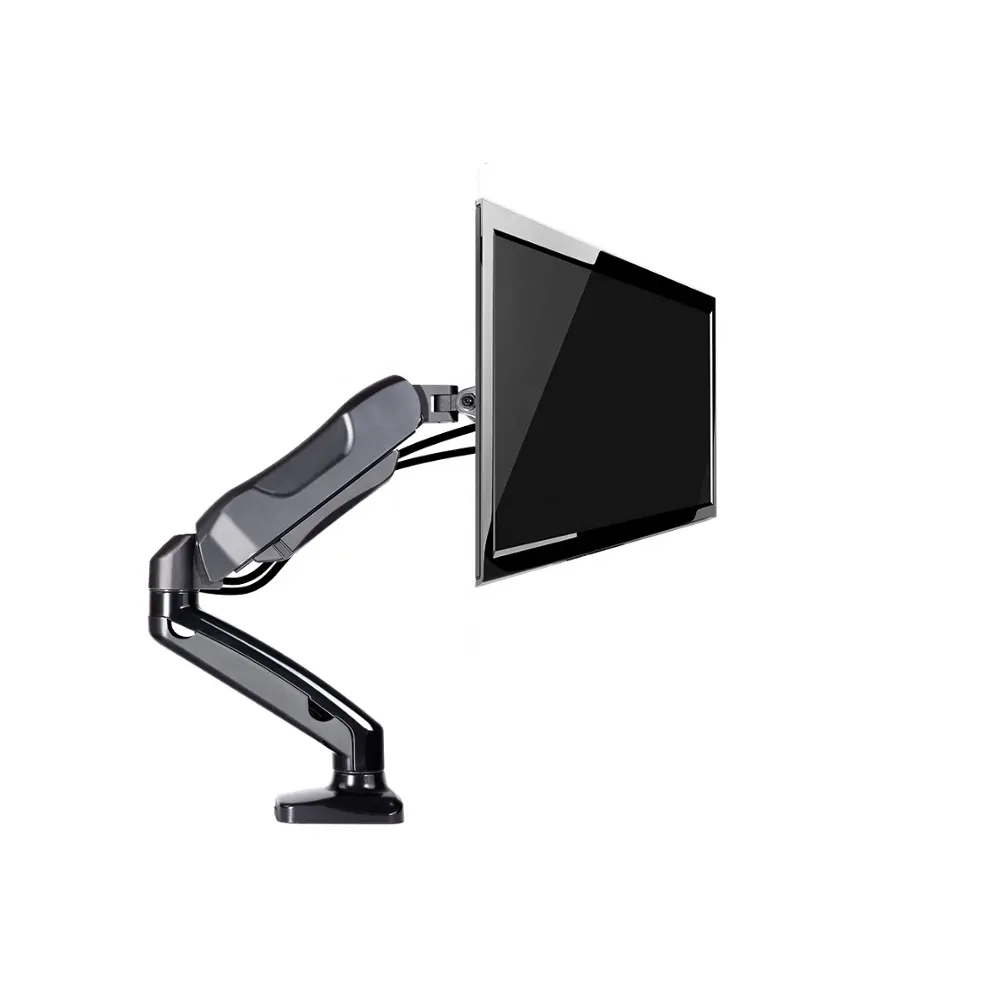 17-27 इंच Ergonomic स्टील एलसीडी टीवी डेस्क दबाना धारक एलसीडी टीवी दीवार पर नजर रखने के माउंट