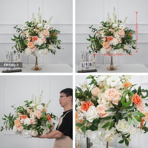 Wholesale Luxury greenery Floral ball Arrangement Wedding centerpiece hydranger rose Flower ball Event Decor - Product Image 3