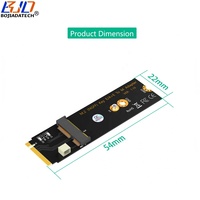 Kartu Adaptor Nirkabel Antarmuka NGFF M.2 Key-M ke Konektor Key E/A+E untuk Modul WiFi BT Grosir Pabrik, Tersedia dalam Stok