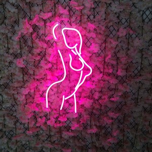 Mujer desnuda de señalización led de luz de neón de cartas - Product Image 1