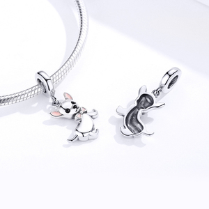 Shiero Đồ Trang Sức Quyến Rũ 925 Sterling Bạc Pet Dog Mặt Dây Quyến Rũ Cho Vòng Cổ Vòng Tay Tự Làm Đồ Trang Sức Làm - Product Image 5