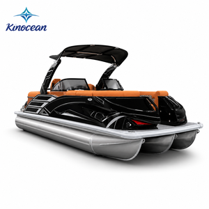 <span class=keywords><strong>Bateau</strong></span> ponton de 22 pieds, capacité de chargement conteneur 40HQ, spécifications CBM, directement de l'usine, série sport 12 personnes, pour pêche et fêtes sur le lac - Product Image 2