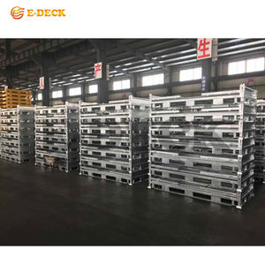 Heavy Duty Transporte Apilamiento Plegable Australia Acero Metal Stillage con placa - Product Image 3