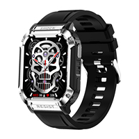 BT Appel Smartwatch Fitness Tracker Fitness Tracker Bracelet Montre Intelligente Assistant Vocal Fréquence Cardiaque/Sang Silicone