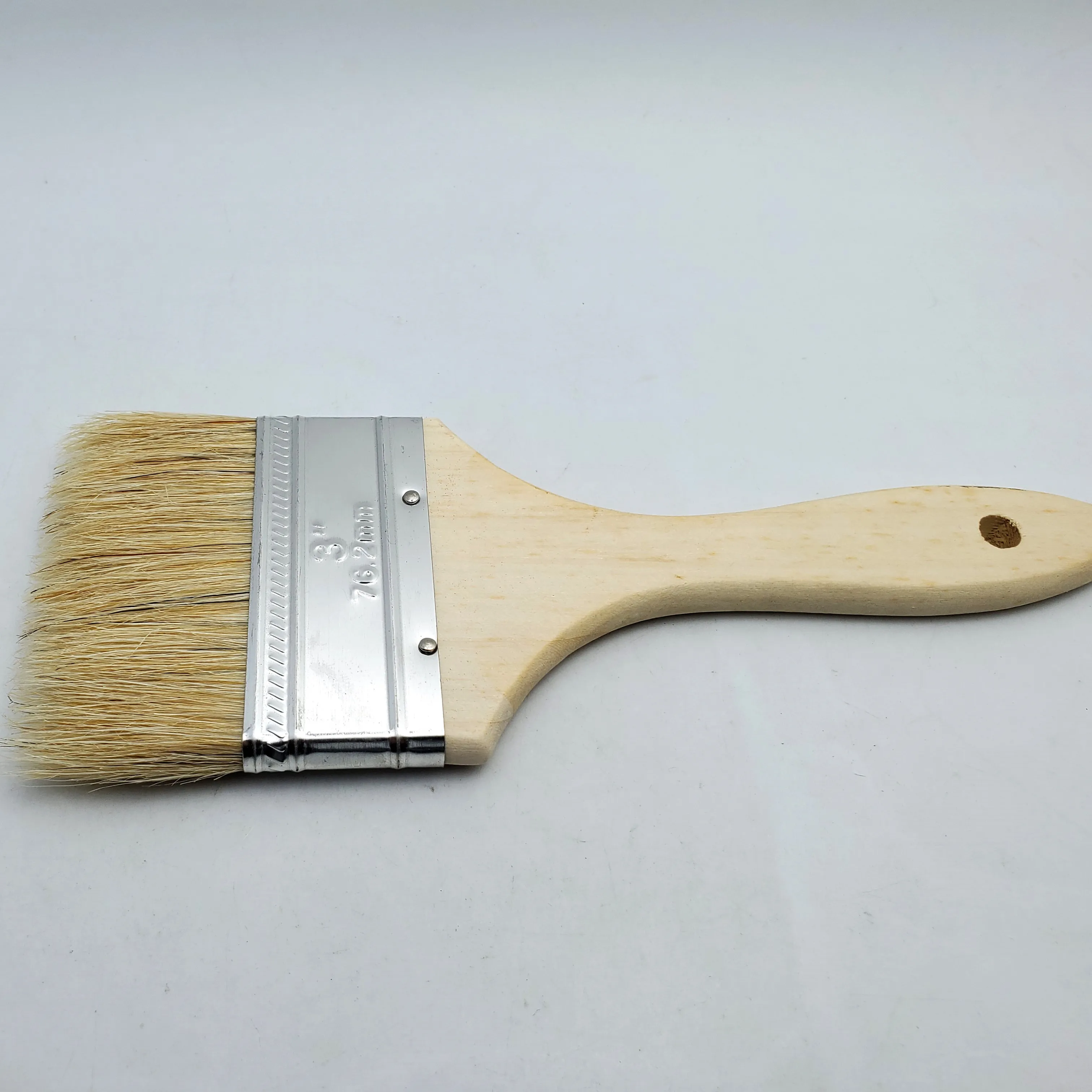 Escova de pintura de alta qualidade, venda direta de fábrica, com cabo de madeira