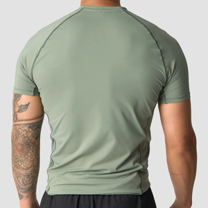 Outdoor Training Running Men Gym Exercise T-shirt High Performance Sportswear Breathable Material Active Training Gym T Shirt - Product Image 6