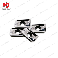 Plaquettes de fraisage CNC en carbure de tungstène APKT160408, outils de coupe indexables pour l'aluminium
