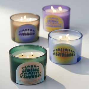 AIKUN contenitore di vetro di grandi dimensioni Aroma candele Premium fatto a mano durevole riutilizzabile decorazione per la casa set regalo aria depuranti profumi - Product Image 3