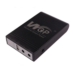 WGP103A Batería Portátil de Respaldo con Múltiples Salidas USB 5V DC 9V 12V, Mini UPS para Router WiFi, Cámara CCTV, Teléfono Móvil - Product Image 1