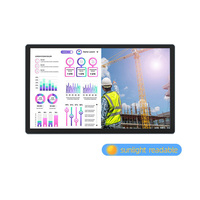 Nuevo Monitor Industrial con Pantalla Táctil Capacitiva Full HD de 21.5 Pulgadas con Bisel Estrecho, Panel Todo en Uno Interactivo para PC
