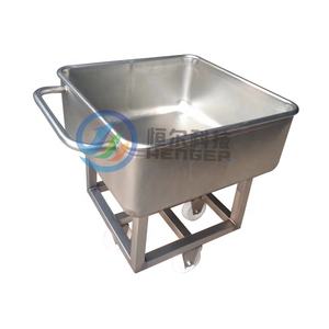 Carros y carritos inteligentes de fácil operación 304 de acero inoxidable Carrito de alimentos Equipo de matanza - Product Image 5