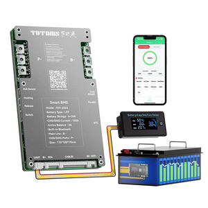 BMS <b>24V</b> 100Ah <b>Battery</b> with 3A Active Balancing - WiFi Remote Monitoring Via APP, High Performance for Golf Carts,RV Use - Product Image 1
