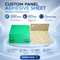 Couverture de fenêtre découpée sur mesure en plastique (PC, PVC, PET, PMMA) pour panneau tactile graphique OEM, idéale pour les étiquettes décoratives