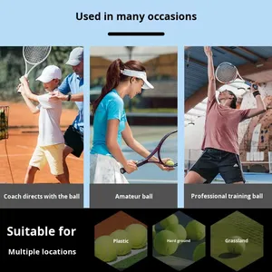 Venta al por Mayor Directa de Fábrica, Pelotas de <span class=keywords><strong>Tenis</strong></span> de Alta Elasticidad y Durabilidad para Entrenamiento Deportivo - Product Image 4