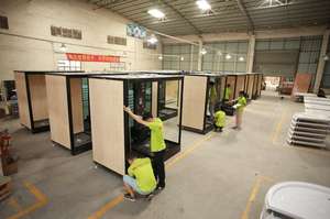 غرفة ساونا وبخار مدمجة عالية الجودة من الخشب باللون الأسود من لوكسروي - Product Image 3