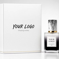 Parfum personnalisé avec étiquette, design minimaliste noir et blanc, votre nom, eau de parfum 30 ml, sans alcool, cadeau, parfum OEM ODM, floral frais