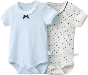 Adorable barboteuse bébé au design japonais, matériau ultra doux 100% coton pour la peau délicate des bébés filles