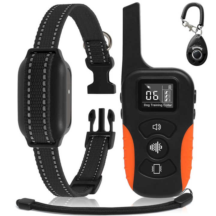No Shock Remote Dog Training Collar 3300ft Range Waterproof ...