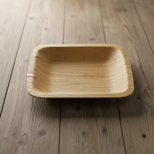 Tazón Cuadrado de Hoja de Areca de 3 Pulgadas, Tazón Compostable de Hoja de Palma para Aperitivos y Postres, Vajilla Ecológica - Product Image 1