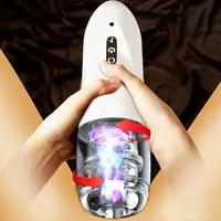 Automatic Rotation Cup Male Masturbator 10*10 Modes Silicone Vagina Real Pussy Adult Masturbation Sex Toys for Men