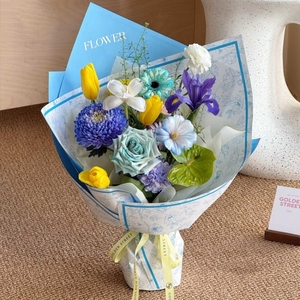 กระดาษห่อดอกไม้ลูเซียกระดาษห่อดอกไม้หนากันน้ำสำหรับวันวาเลนไทน์ LF160632วัสดุบรรจุภัณฑ์ดอกไม้ - Product Image 6