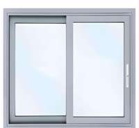 Ventanas Corredizas de Aluminio con Rotura de Puente Térmico, Vidrio Templado, Diseño de Ventana para Patio Exterior de Hotel, Insonorizadas, de Alta Calidad, con Certificación Energy Star