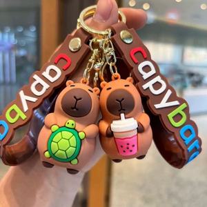 <span class=keywords><strong>2025</strong></span> phim hoạt hình capybara Mặt dây chuyền Kawaii capybara Keychain thời trang Ba lô trang trí quà Tặng điện thoại di động dây buộc phụ kiện - Product Image 4
