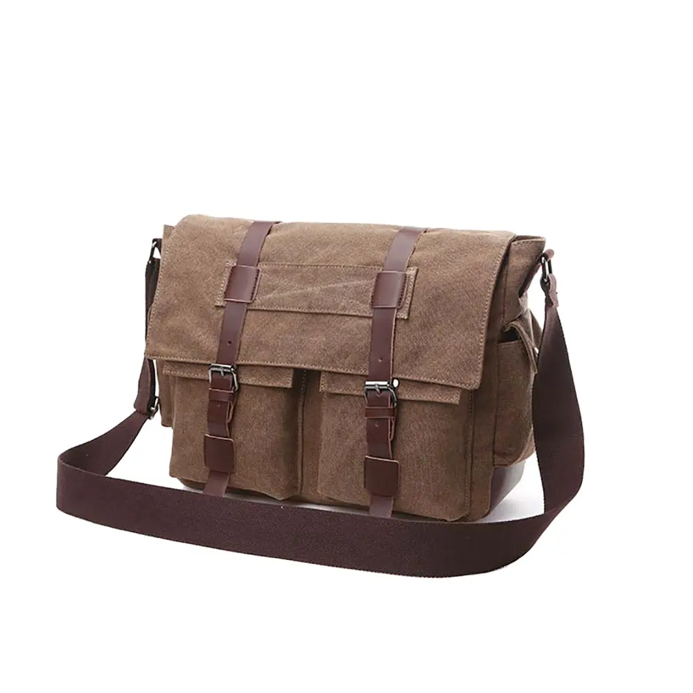 High quality practical business large man messenger bag canvas shoulder bag