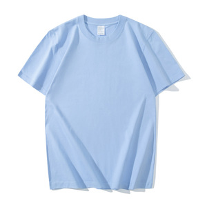 Camiseta unisex 100% algodón Impresión de logotipo personalizado estilo informal 220 gramos de peso camiseta lisa personalizada al por mayor para hombres - Product Image 4