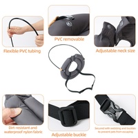 Anneau Halo de chien aveugle réglable Harnais de style solide Dispositif de guidage Protection de la tête du visage pour chiens avec une mauvaise vision