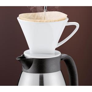 Pour Over <b>Coffee</b> Maker With Ceramic Dripper And Stainless Steel Carafe For Home Brewing - Product Image 1