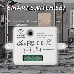 85V-240V không dây Diy nhà thông minh hệ thống điều khiển từ xa chuyển đổi thiết lập 433Mhz Relay Receiver Led điều khiển ánh sáng học tập mã các tính năng - Product Image 2