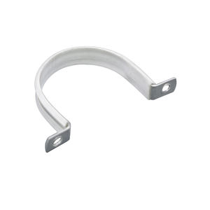 Soporte de tubería grande en forma de U para tubos de <span class=keywords><strong>PVC</strong></span> y fijación con dos agujeros incrustados <span class=keywords><strong>abrazadera</strong></span> de tubería de clip de tubería de <span class=keywords><strong>PVC</strong></span> o goma - Product Image 5