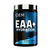 OEM EAA+ Bubuk Hidrasi Rasa Lemonade Blueberry 8 Asam Amino Esensial Elektrolit untuk Setelah Berolahraga Wanita Hamil