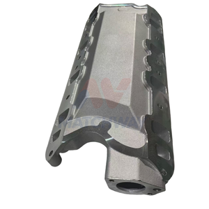 Collecteur d'admission à double plan MATCHWAY SBF en aluminium satiné, à carburateur, nouvellement usiné par CNC pour moteur Small Block 260 289 302 V8 - Product Image 6