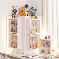 Vitrine pour figurines Mini Funko Pop Anti-poussière Transparente Murale ou de bureau 5 couches de rangement Mini jouets