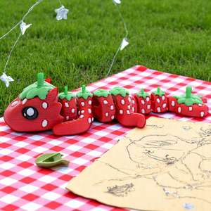 Juguete Dragón Fresa Impreso en 3D 2025, Adorno Decorativo, Regalo Creativo, Dragón Fresa Realista y Adorable, Educativo para Niños - Product Image 2