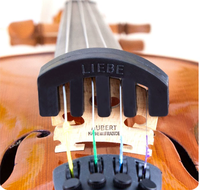 Prix des instruments de vente chauds Accessoire de sourdine de violon noir