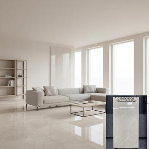 Carreaux de sol en céramique et porcelaine effet marbre <span class=keywords><strong>blanc</strong></span> Carrara, brillants, entièrement émaillés et polis, 600x1200mm, pour salon et <span class=keywords><strong>piscine</strong></span> - Product Image 1