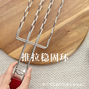 Pince de barbecue d'extérieur Yangjiang à long manche, antiadhésive, pour saucisses, outil de camping multifonctionnel - Product Image 1