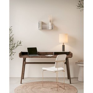 Mensola da Parete in Metallo Magnus 45 Cm, Acciaio Verniciato a Polvere Opaco, Stile Industriale Moderno per Soggiorno e Cucina - Product Image 2