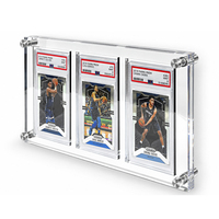Cadre pour cartes à collectionner PSA, cadre acrylique pour affichage mural - Porte-cartes PSA, support pour cartes sportives classées - Transparent