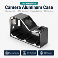 Boîtier de protection pour appareil photo en alliage d'aluminium usiné CNC sur mesure LAIDNUO avec découpes pour appareil photo reflex numérique, anodisation couleur