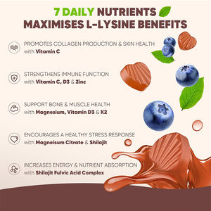 Oem ליזין של ילדים סידן מגנזיום gummies אבץ ויטמין d3 צמיחה גובה אנרגיה תיאבון תמיכה חיסונית pectin 18 - Product Image 2