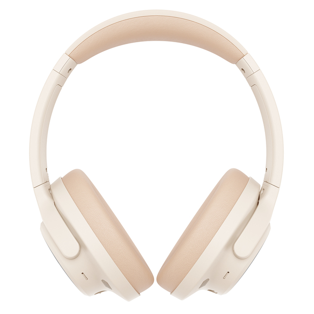 Soundpeats Space Beige Color Fashion Design Over-Ear Headphones Surround Sound Wireless Blue-tooth Gaming Headset Sports