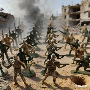 50 Pezzi Grandi Soldatini in Plastica da 6 cm, Giocattoli Educativi, Accessori per Tavolo <span class=keywords><strong>di</strong></span> Sabbia, Giocattoli Classici per Bambini - Product Image 5