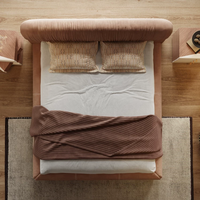 Lits capitonnés de luxe, design moderne en tissu italien, vente en gros d'usine, ensemble de meubles de chambre à coucher, lit king-size de luxe moderne