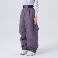 Pantalon de ski et snowboard unisexe imperméable et coupe-vent pour activités sportives en extérieur