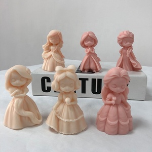 Stampo in Silicone per Candele Profumate a Forma di Principessa, Decorazione per Auto, Pietra Profumata, Stampo per Candele Aromaterapiche - Product Image 5