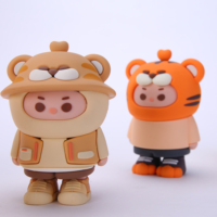 Figura de PVC Personalizada, Modelo 3D, Figura de Acción de Plástico, Juguete de Dibujos Animados, Mini Caja Sorpresa, Mascota de PVC Moldeada por Inyección, OEM